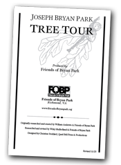 Bryan Park Tree Tour booklet